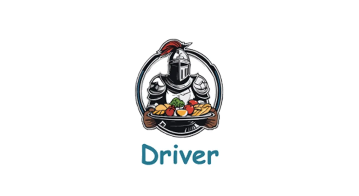 MealKnight Driver app screens